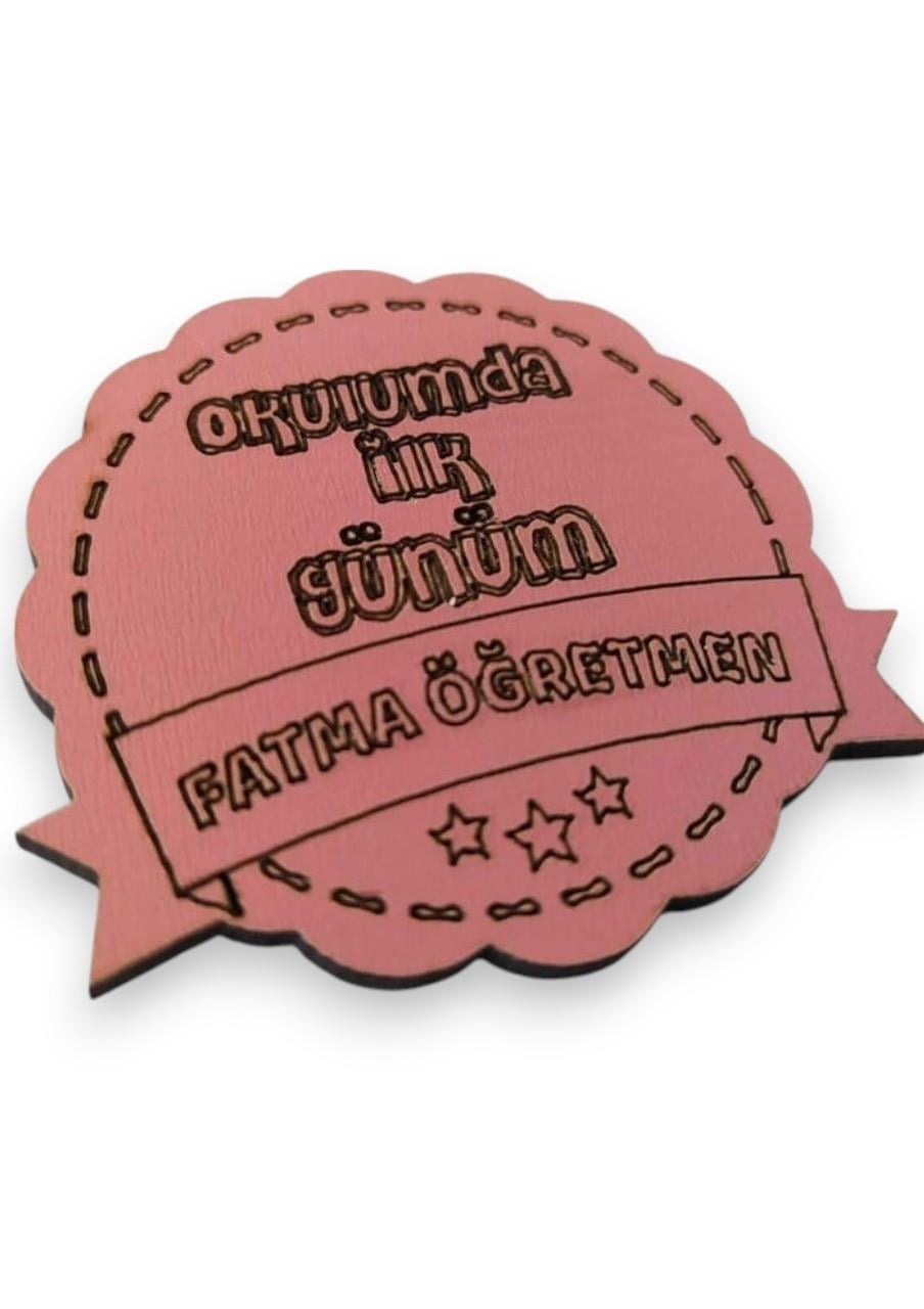 Kişiselleştirilebilir 3 mm Mdf Yaka İsimliği