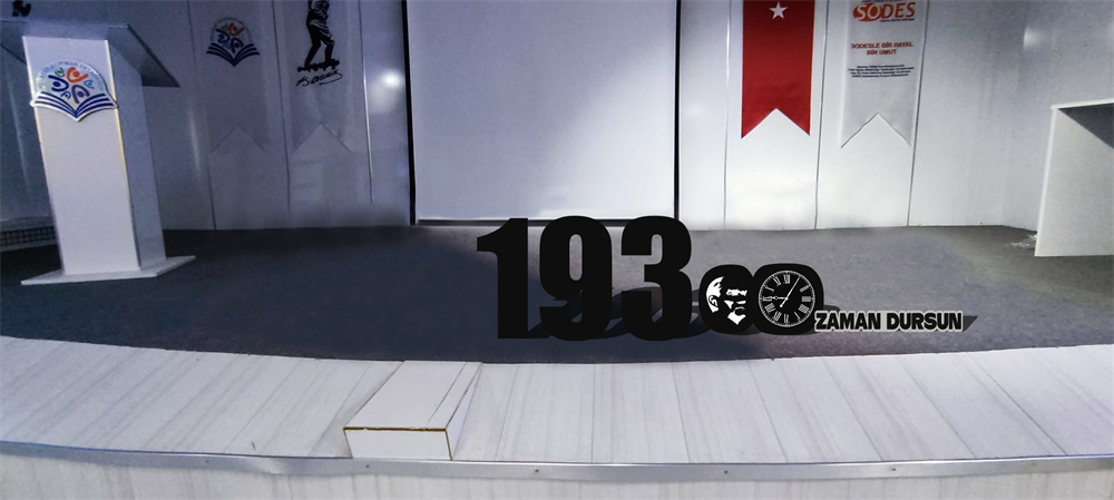1938 Zaman Dursun AHŞAP DEKOR 10 KASIM