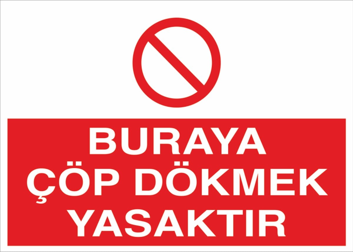 Çöp Dökmek Yasak