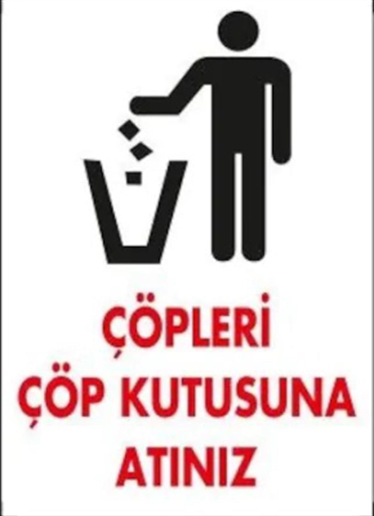 Çöpleri Çöp Kutusuna Atınız-1255