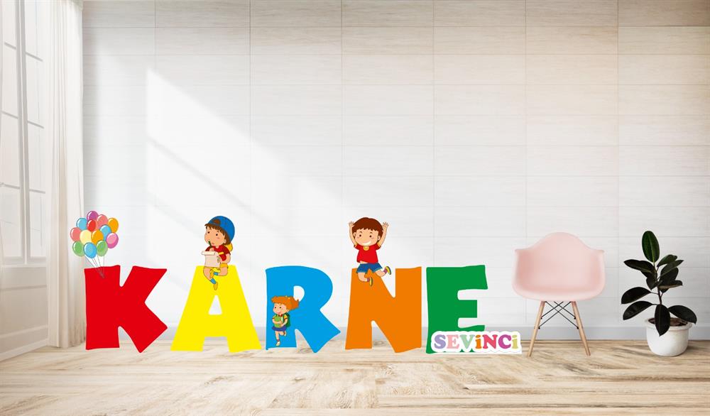 Karne temalı ahşap dekor