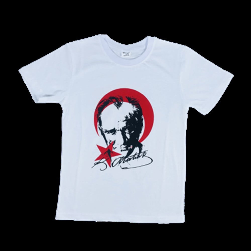 Atatürk Baskılı Tişört 9-12 Yaş