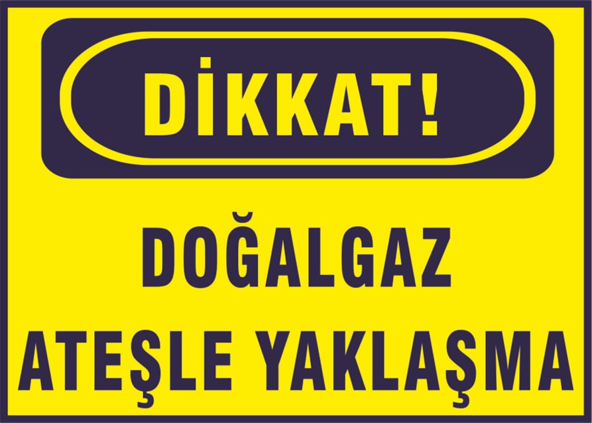 Doğalgaz Ateşle Yaklaşma