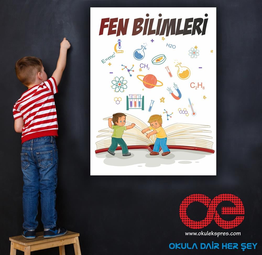 Fen Bilimleri Bilim Afiş Poster