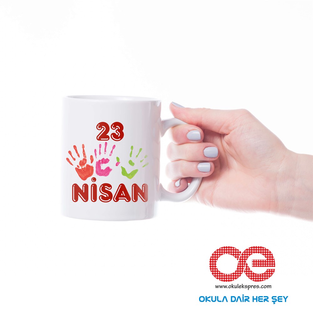 23 Nisan Temalı Kupa Bardak Kişiye Özel