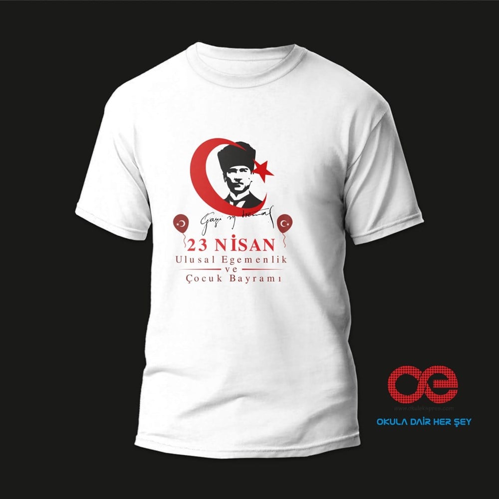 23 Nisan Baskılı Tişört