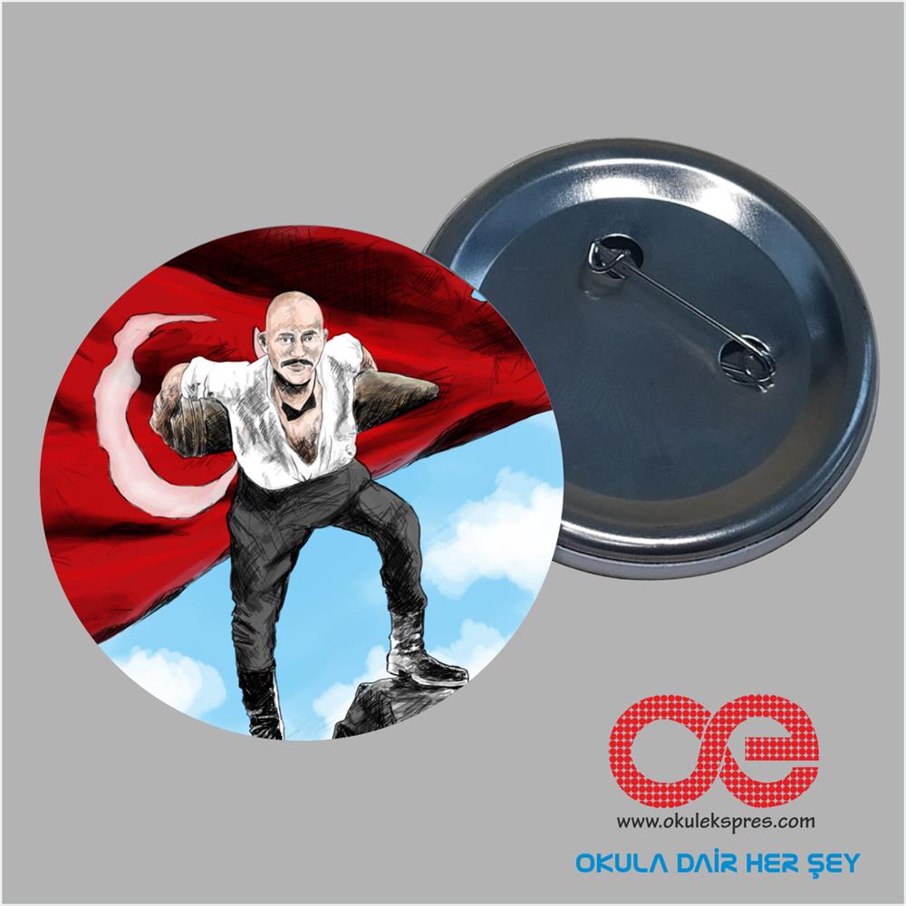 18 Mart Temalı Buton Rozet