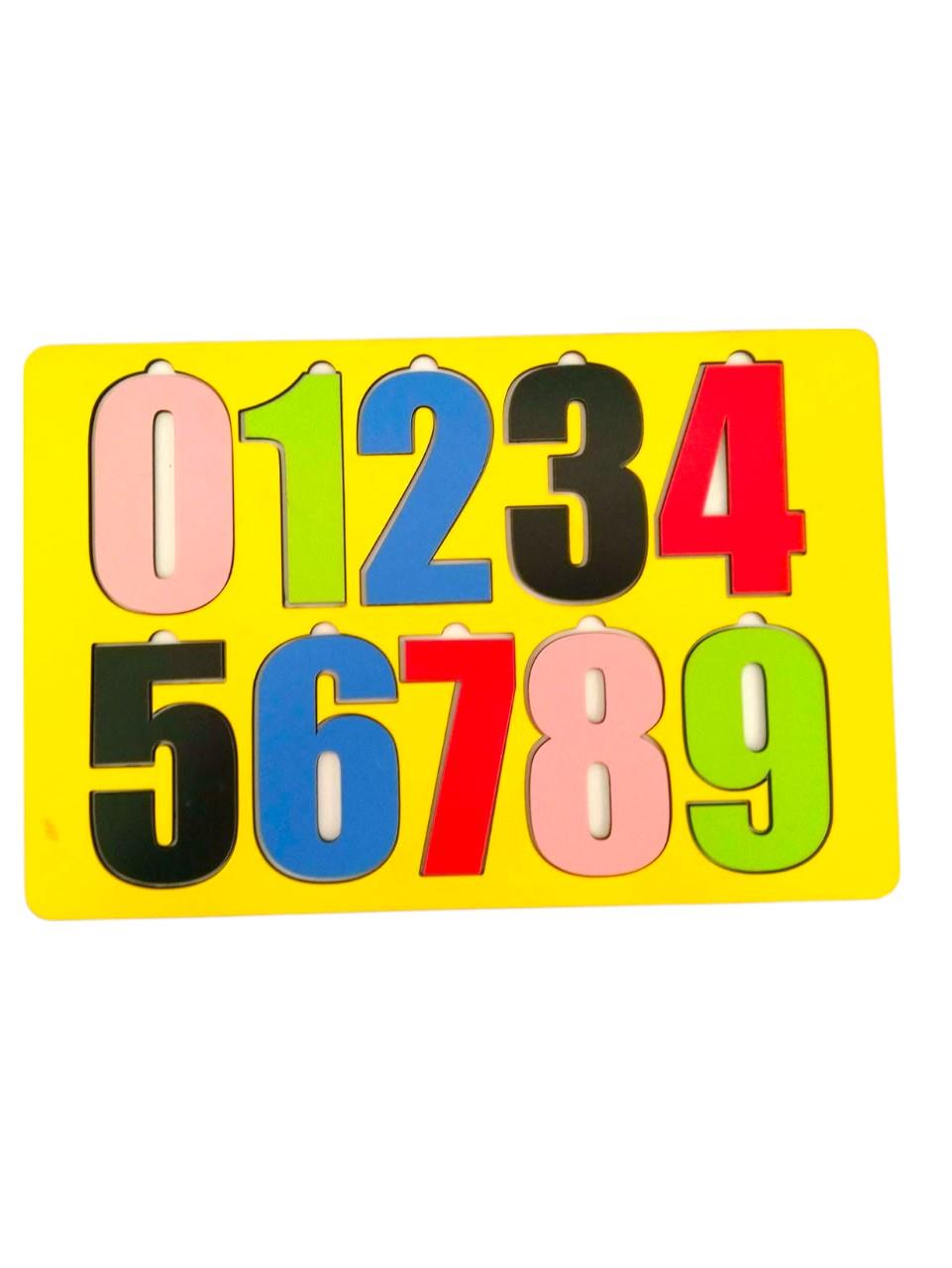 Ahşap Bultak Sayılar Matematik Zeka Oyunu Yapboz