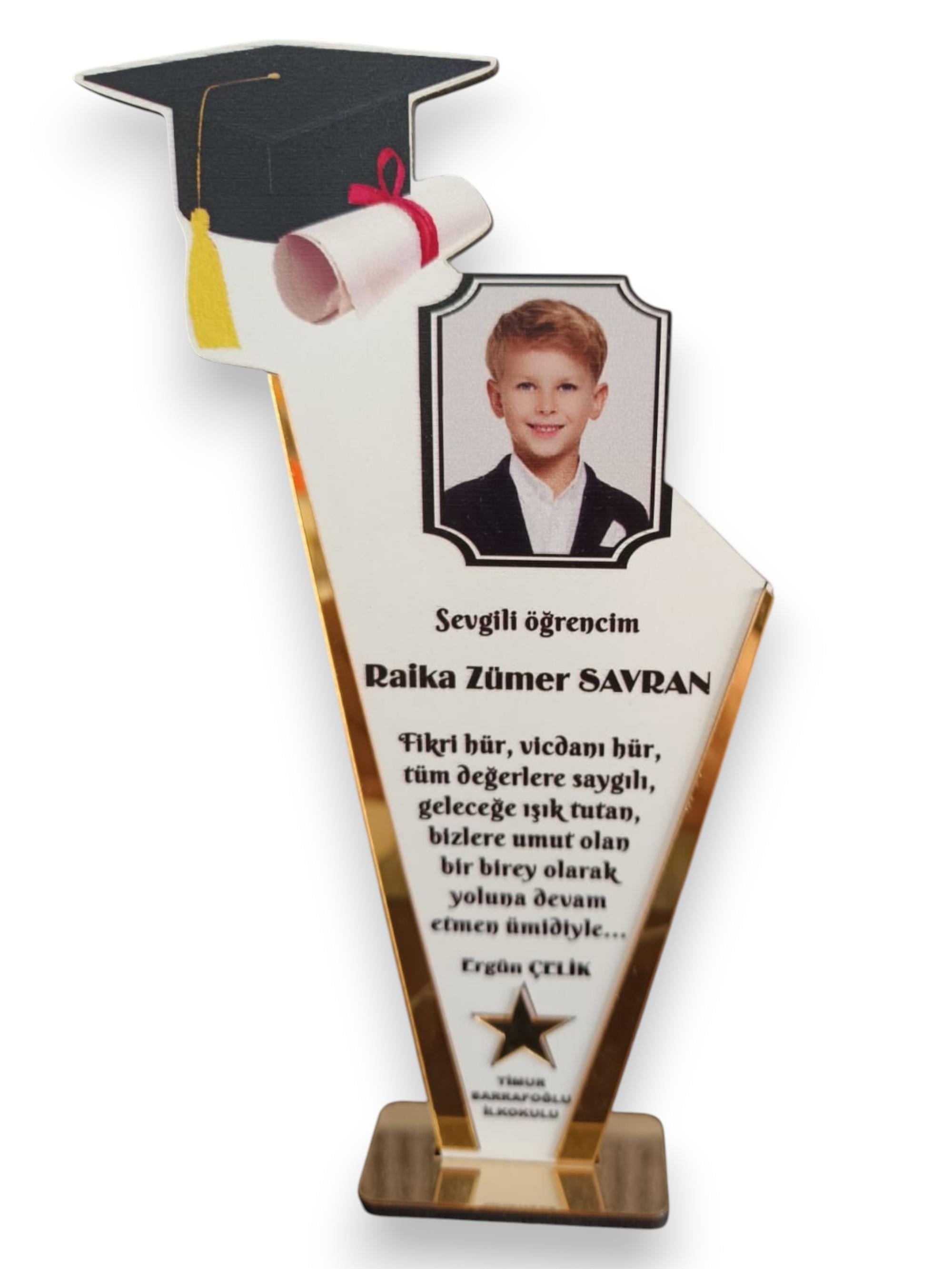 Okulekspres Kişiye Özel Mezuniyet Hatıra Plaketi – Renkli Ahşap Lazer Kesim Pleksi Detaylı  Özel Tasarım, Eğlenceli Mezuniyet Hatırası Karne Hediyesi  Öğrenci İçin Mezuniyet Hediyesi 4, sınıf ilkokul mezuniyet hediyeleri