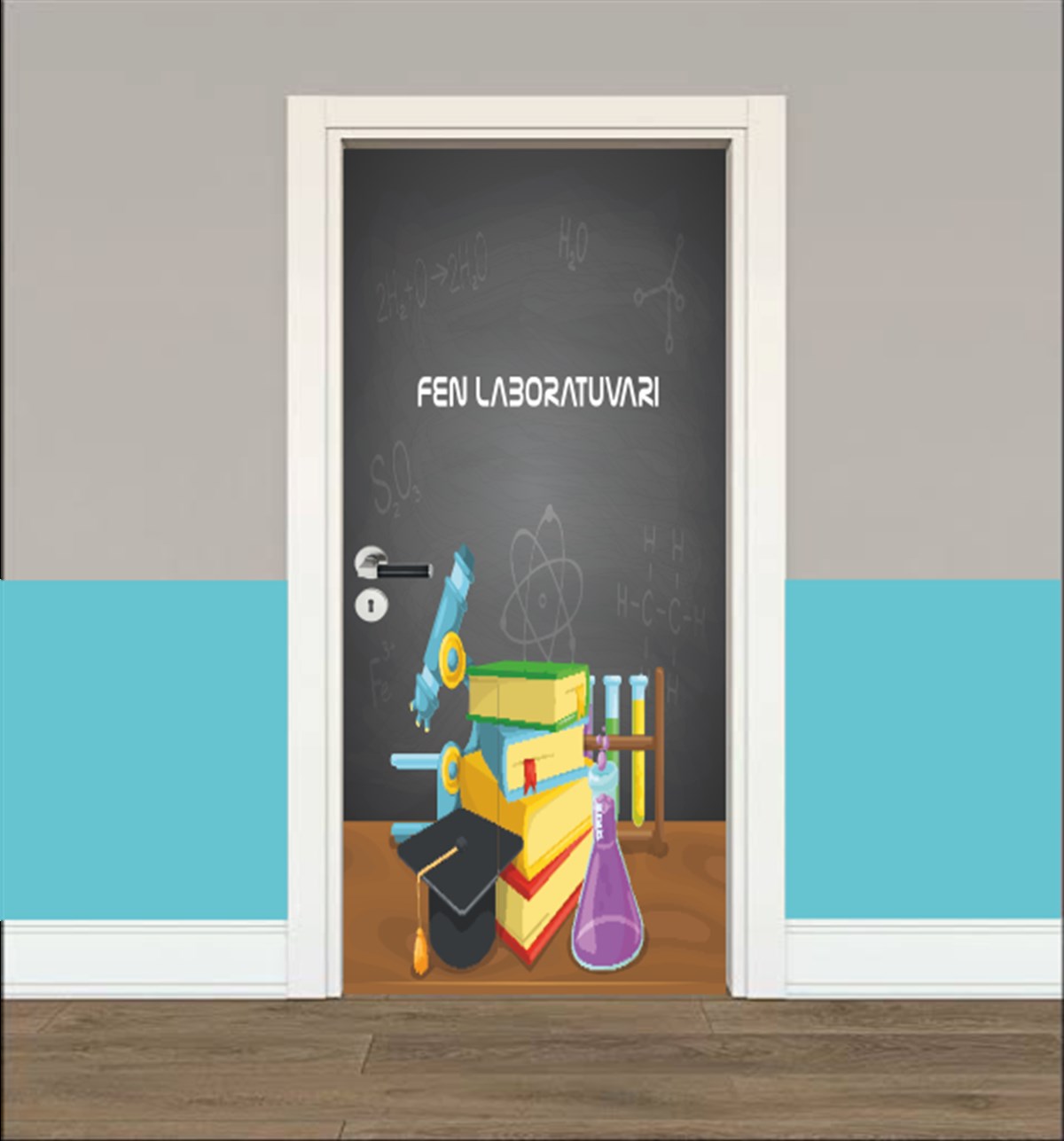 Fen Laboratuvarı Kapı Giydirme