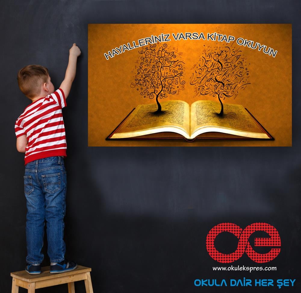 Hayelleriniz Varsa Kitap Okuyun Afiş Poster