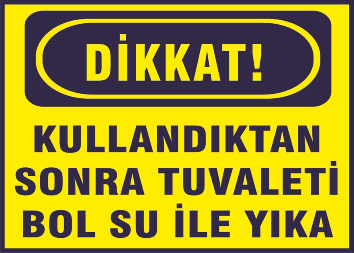 Kullandıktan Sonra Bol Su İle Yıka