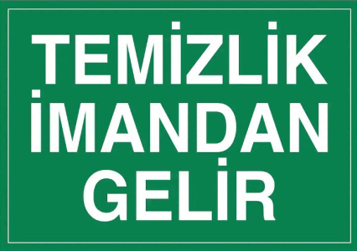 Temizlik İmandan Gelir-1211