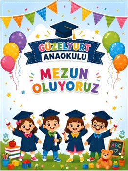 Okulekspres Özel Tasarım Mezuniyet  Hatıra Pankartı  Öğrencilerin En Güzel Anlarına Eşlik Eden Fotoğraf Çekimi İçin Renkli Arka Fon (150x250 cm)  Öğrenci İçin Mezuniyet  hatıra Panosu