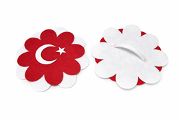 Gösteri Plakası Keçe Ayyıldız