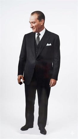 Okulekspres Özel Tasarım Atatürk Maketi Pano Dekor| Anı Köşeleri İçin Anlamlı Tasarım 29 Ekm Cumhuriyet Bayramı 10 kasım( 175 x 65 )