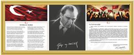 Okulekspres 3 lü Atatürk  Fotoğraf - Gençliğe Hitabe - İstiklal Marşı