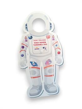 Okulekspres Özel Tasarım Astronıot Fotoğraf Maketi