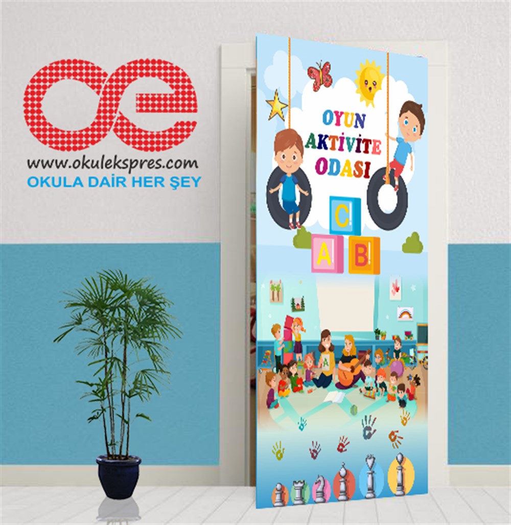 Zeka Oyunları-Anasınıf Kapı Giydirme