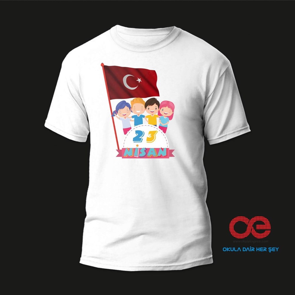 23 Nisan Baskılı Tişört