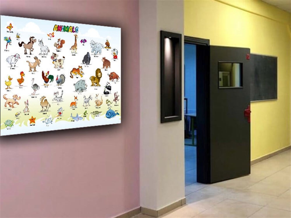 Animals İngilizce Poster Afiş