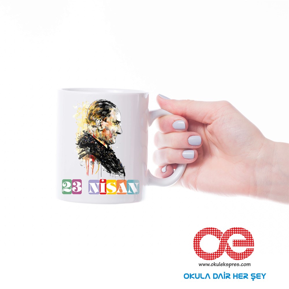 23 Nisan Temalı Kupa Bardak Kişiye Özel