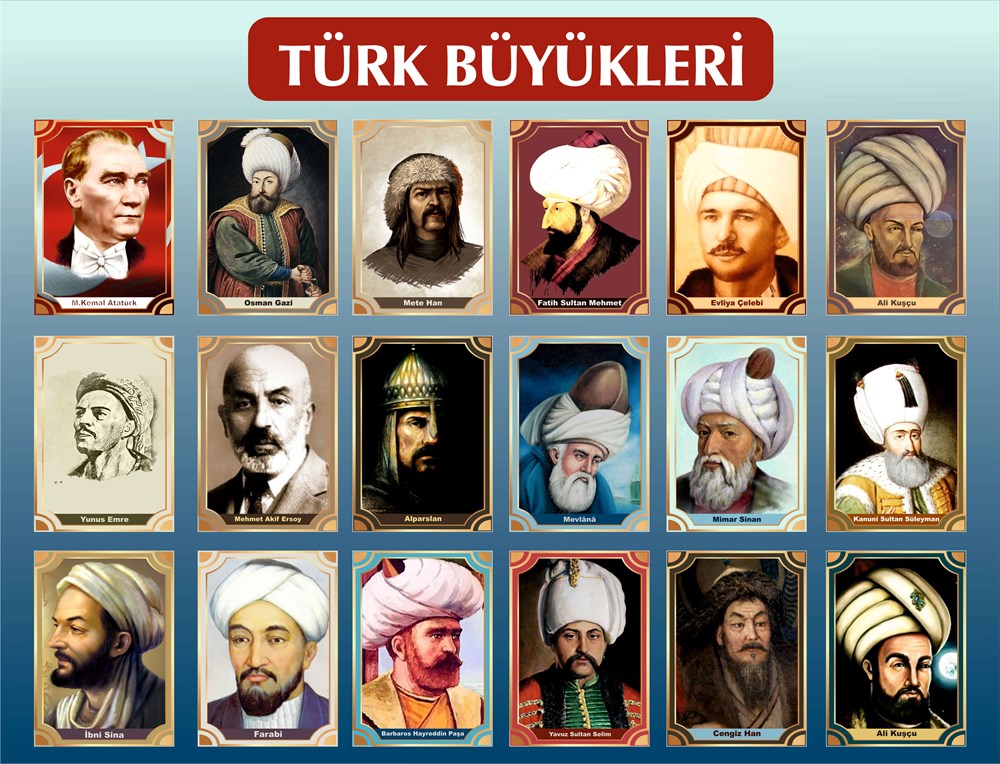 Türk Büyükleri Afiş Poster