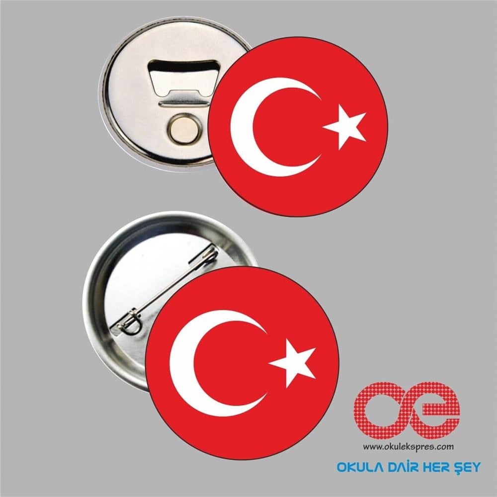 23 Nisan Temalı Buton Rozet