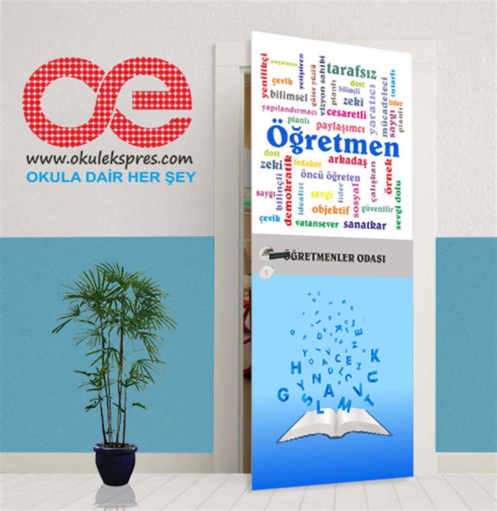 Öğretmenler Odası Kapı Giydirme