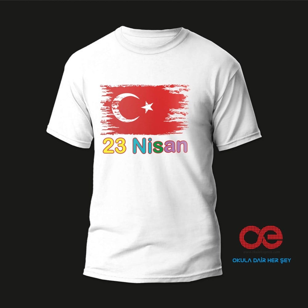 23 Nisan Baskılı Tişört