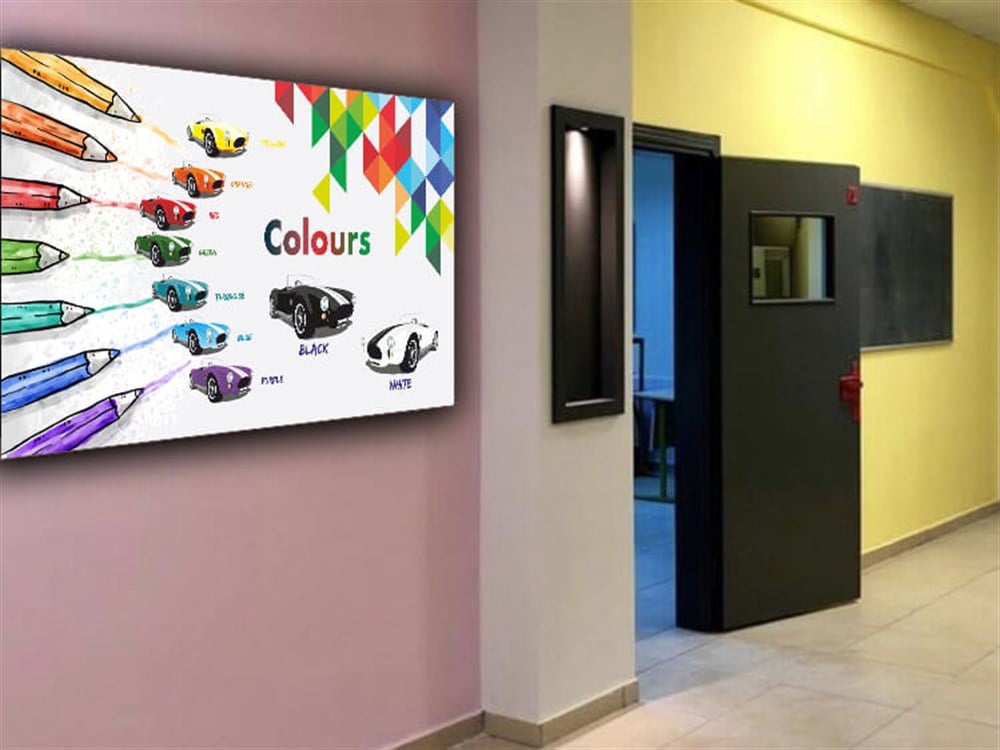 İngilizce Afiş Poster Colours Renkler Poster Afiş