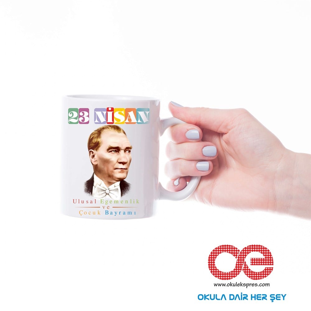 23 Nisan Temalı Kupa Bardak Kişiye Özel