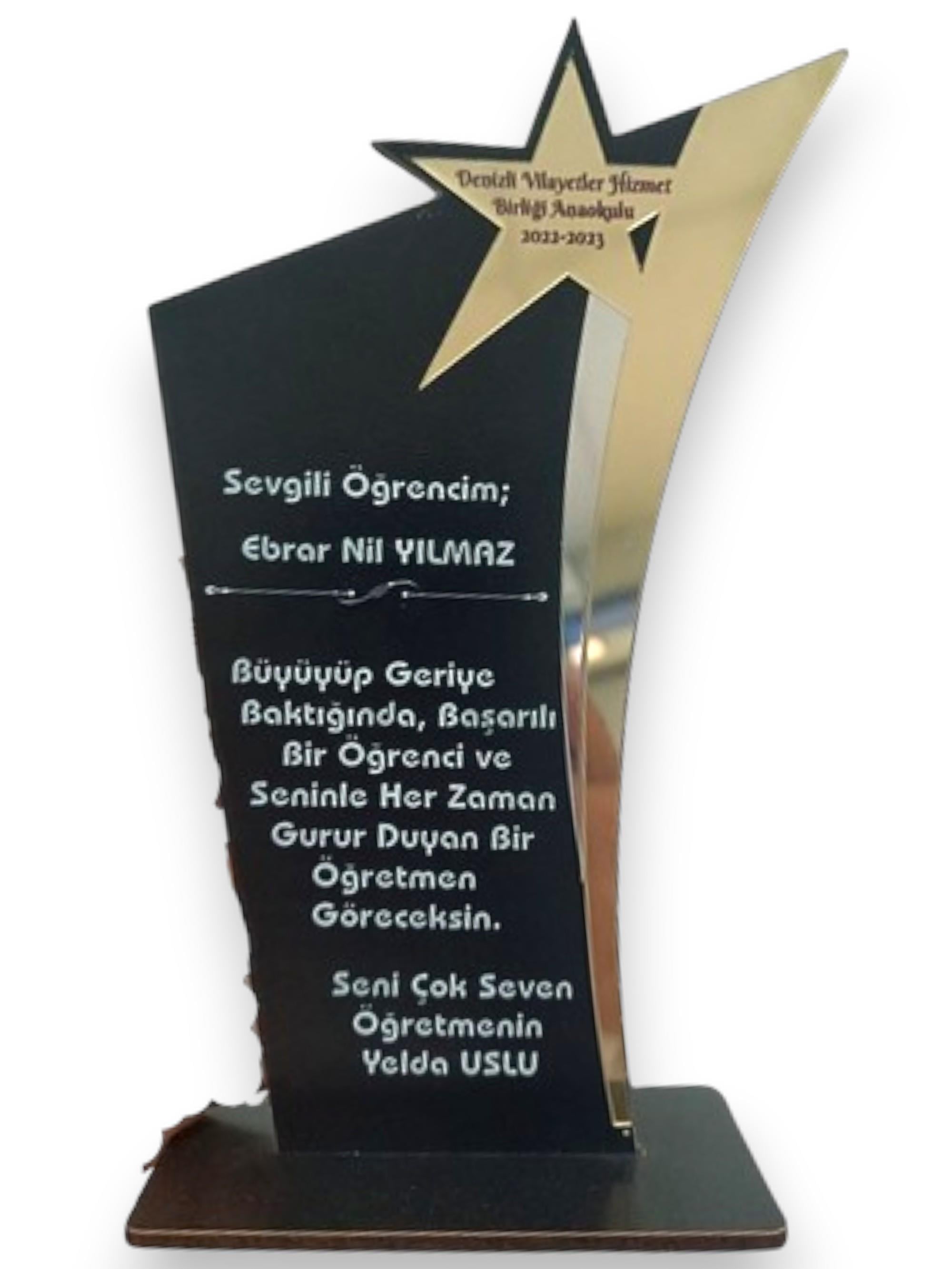 Okulekspres Kişiye Özel Mezuniyet Hatıra Plaketi Pleksi Detaylı– Renkli Ahşap Lazer Kesim Özel Tasarım, Eğlenceli Mezuniyet Hatırası Karne Hediyesi  Öğrenci İçin Mezuniyet Hediyesi