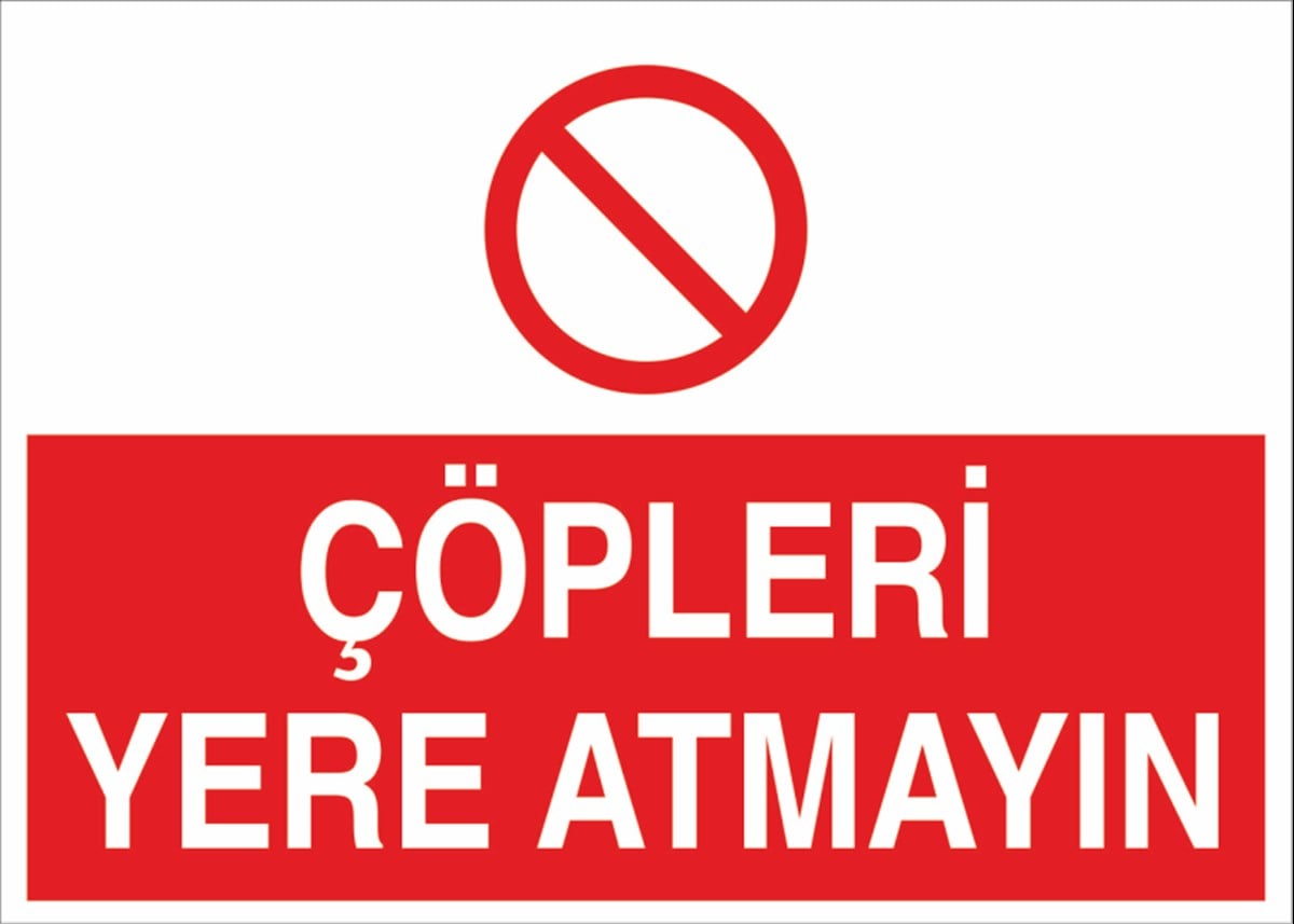 Çöpleri Yeri Atmayın