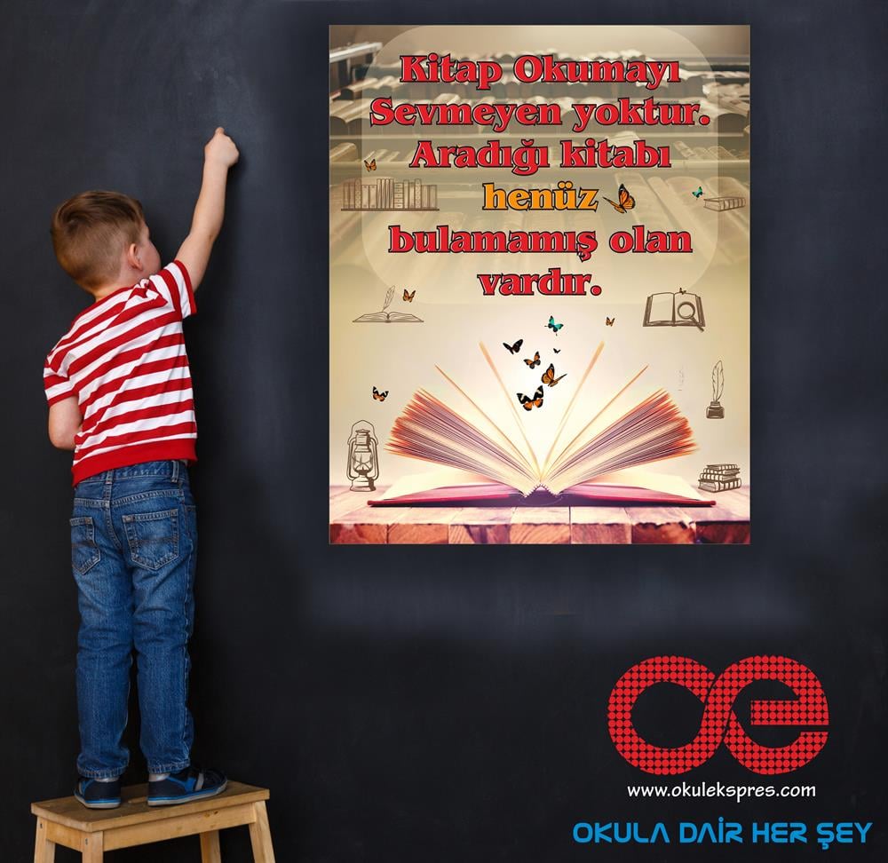Kitap Okumayan Yoktur Afiş Poster