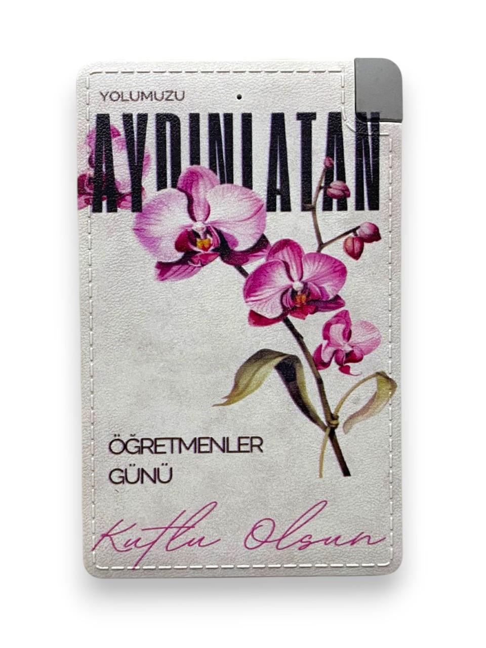 Okulekspres Kişiye Özel Kişileştirilebilir Powerbank Öğretmenler günü hediye