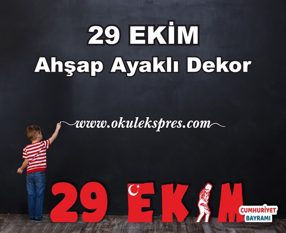 29 Ekim ahşap dekor