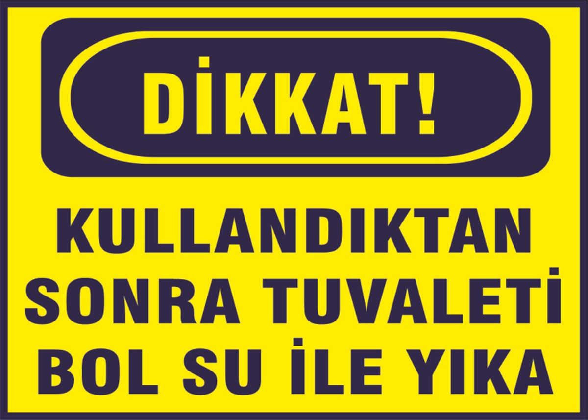 Kullandıktan Sonra Bol Su İle Yıka