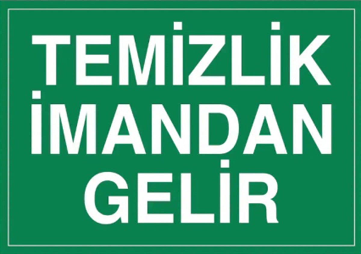 Temizlik İmandan Gelir-1211