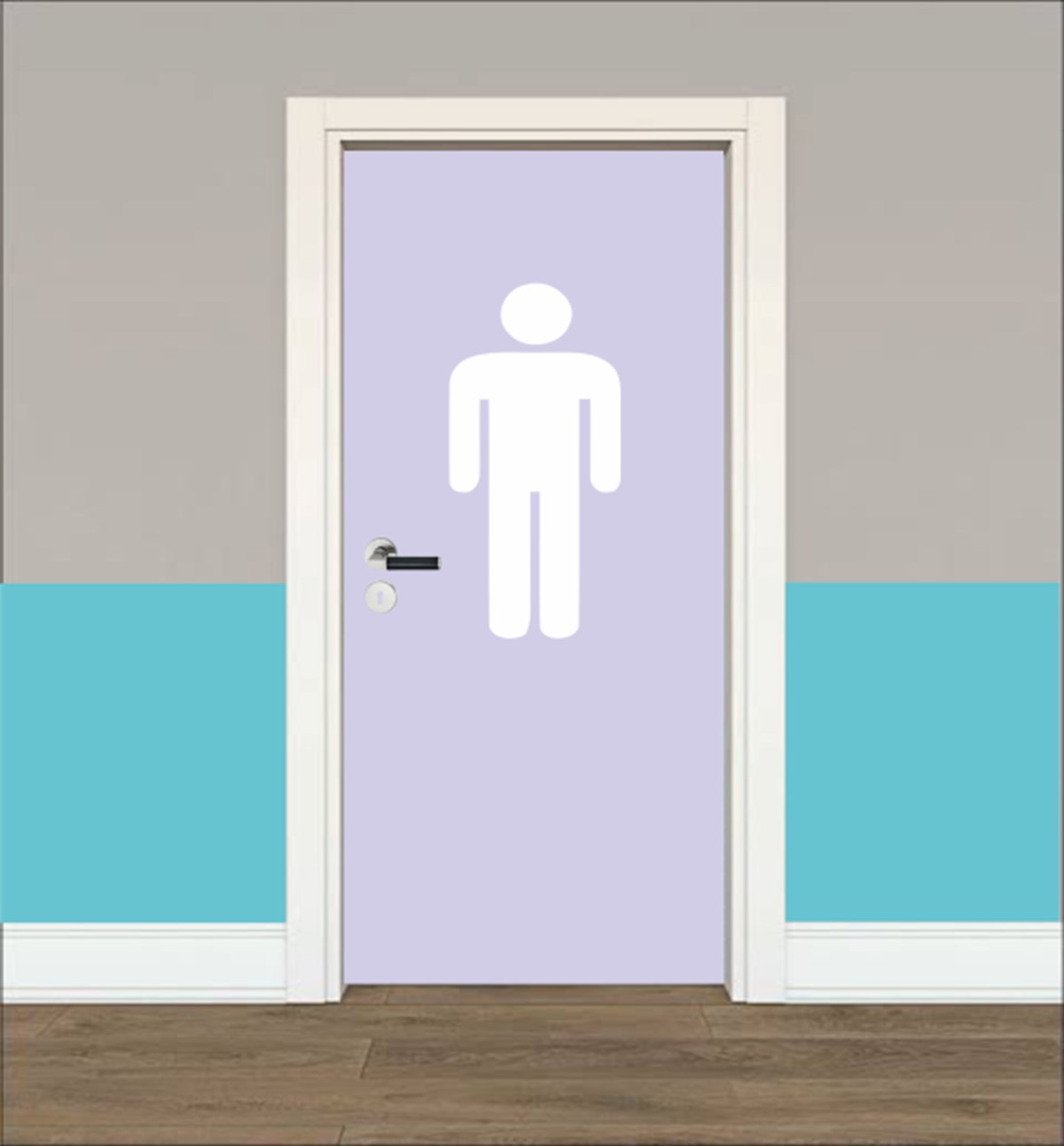 Wc Erkek 1 Kapı Giydirme