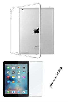 iPad 2-3-4 Silikon Tablet Kılıfı Seti (9.7 inç)