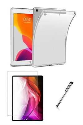 iPad 7.Nesil Silikon Tablet Kılıfı Seti (10.2 inç)