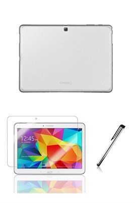 Samsung Galaxy Tab 4 SM-T530 Silikon Tablet Kılıfı Seti (10.1 inç)