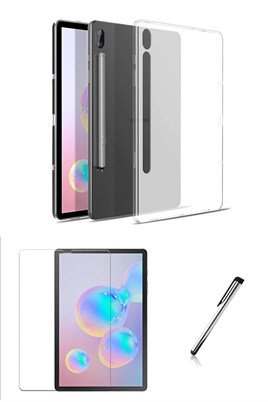 Samsung Galaxy Tab S6 SM-T860 Silikon Tablet Kılıfı Seti (10.5 inç)