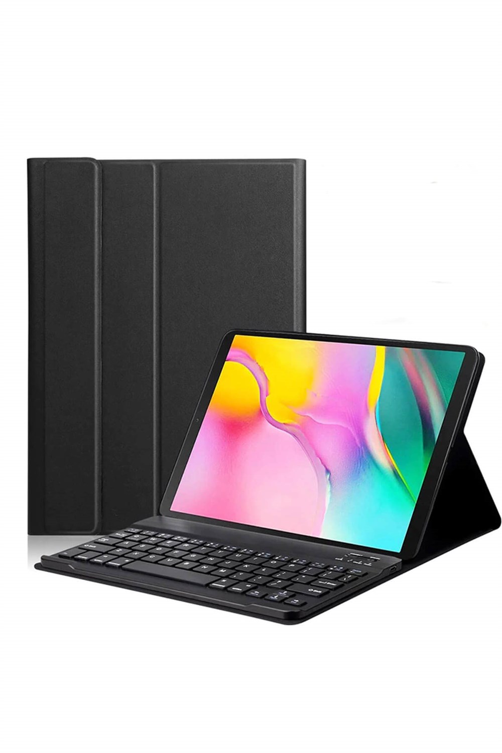 Moserini Samsung Galaxy Tab A T510 10.1" inç Klavyeli, Smart Tablet Kılıfı,  Mıknatıslı - Siyah | Esepetim.com