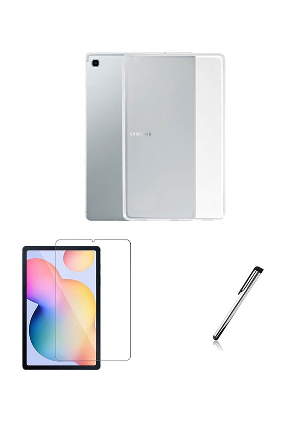 Samsung Galaxy Tab S6 Lite SM-P610 Silikon Tablet Kılıfı Seti (10.4 inç) I  Esepetim.com
