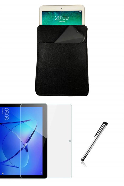 Huawei MediaPad T5 10.1 inç Özel Tasarım Tablet Kılıfı Seti