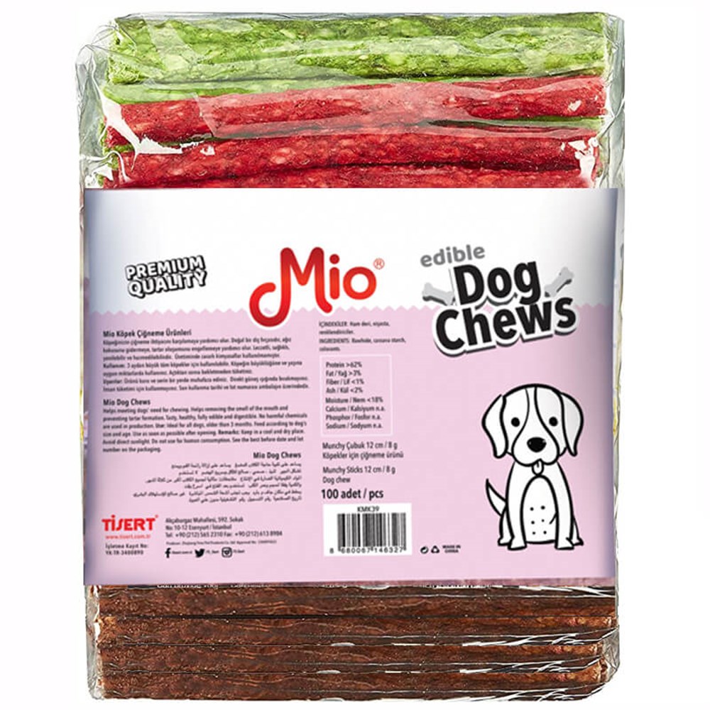 Mio Munchy 100lü Renkli Kemirme Çubuğu