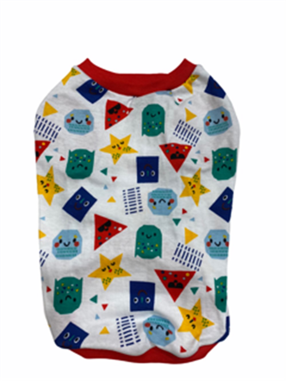 Renkli Desenli Kedi ve Köpek için T-shirt