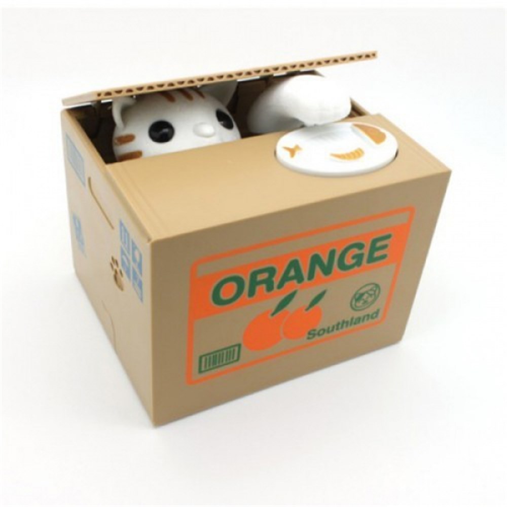 Para Çalan Hırsız Kedi Kumbara